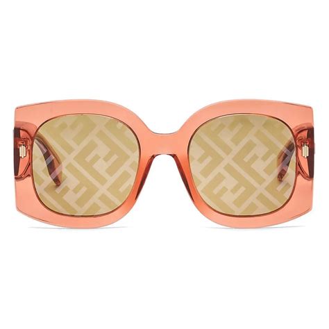 fendi orange sunglasses|tradesy Fendi women's sunglasses.